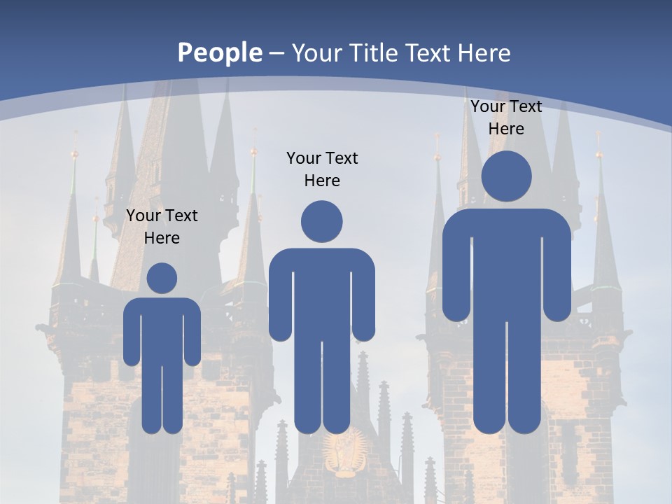 Old Cathedral Twin PowerPoint Template