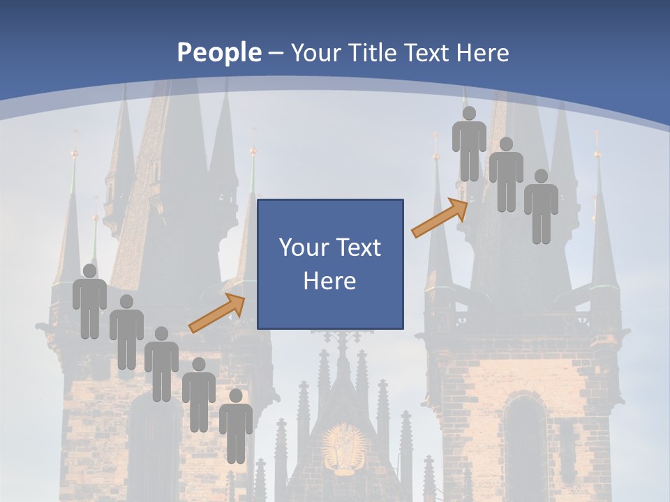 Old Cathedral Twin PowerPoint Template