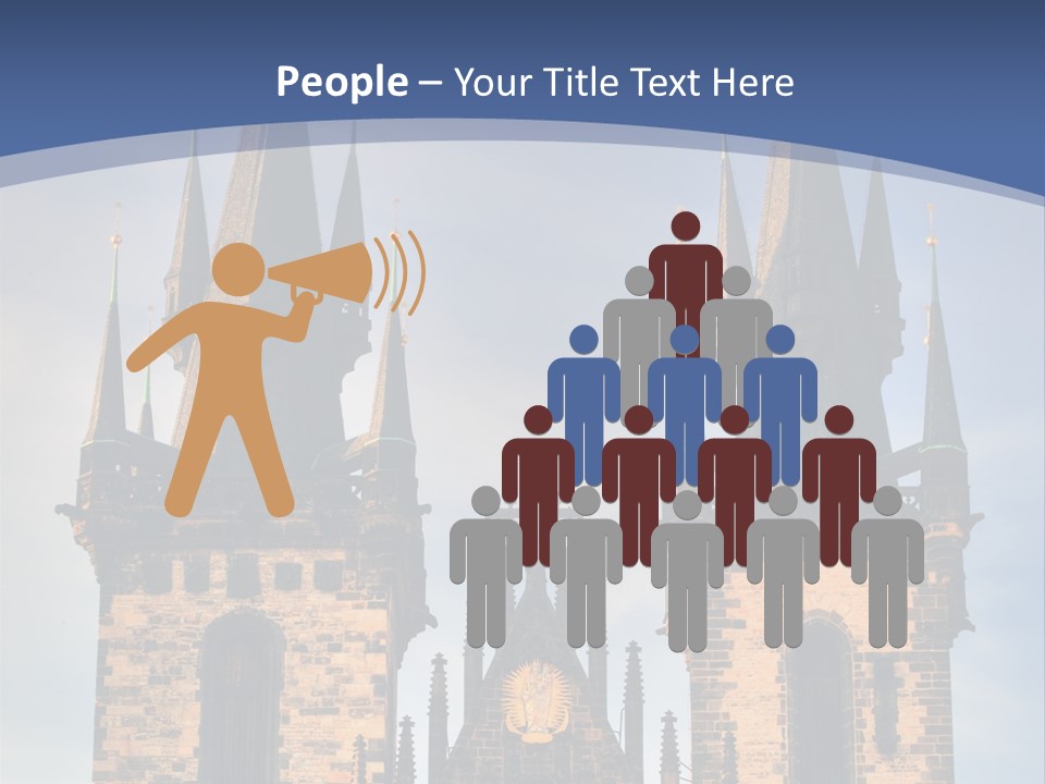 Old Cathedral Twin PowerPoint Template