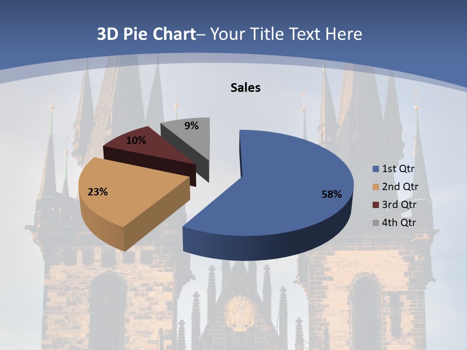 Old Cathedral Twin PowerPoint Template