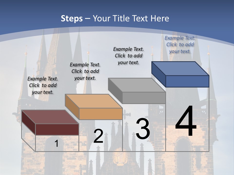 Old Cathedral Twin PowerPoint Template