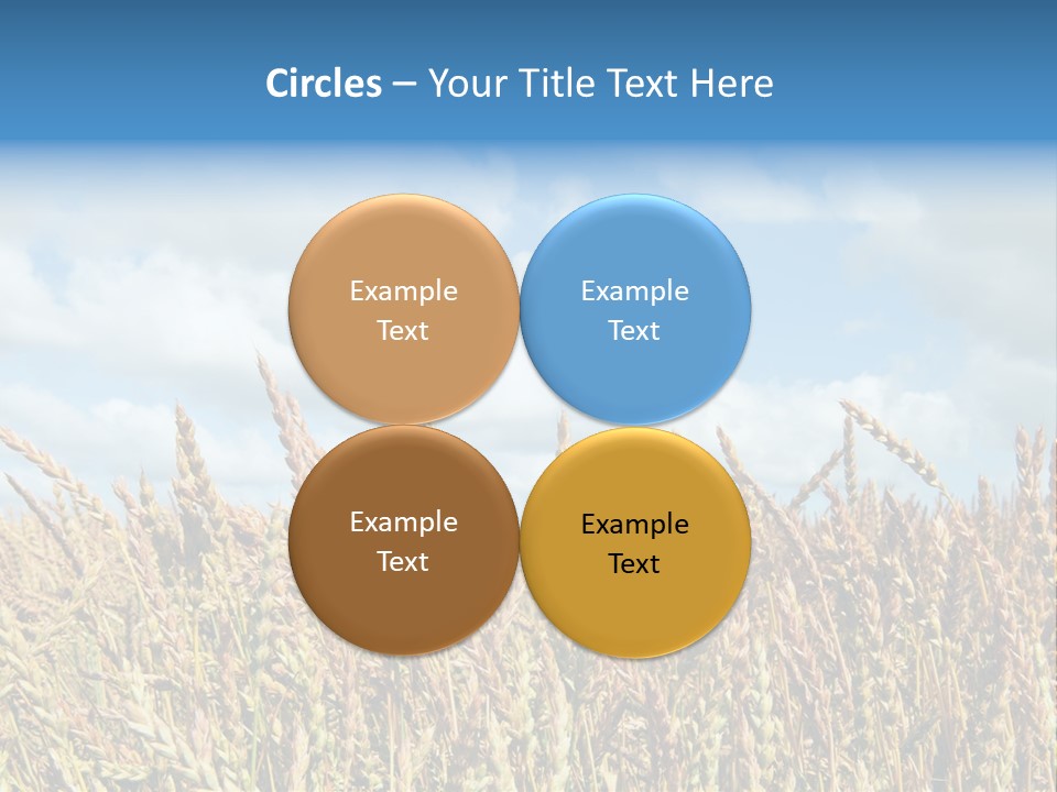 Seasonal Arrangement Holiday PowerPoint Template