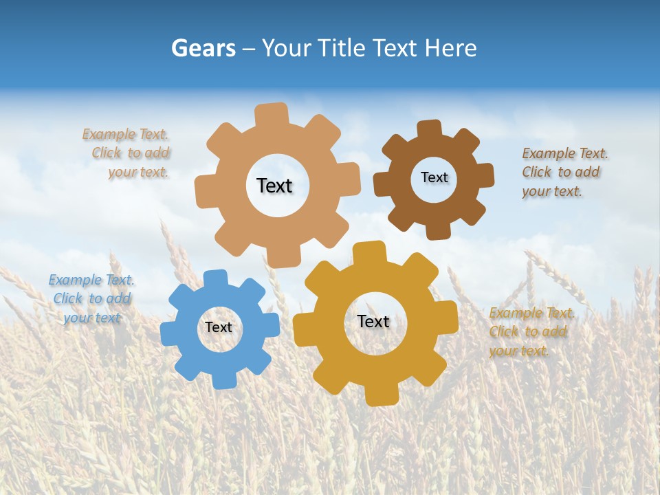 Seasonal Arrangement Holiday PowerPoint Template