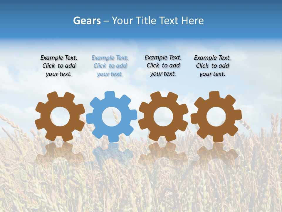 Seasonal Arrangement Holiday PowerPoint Template