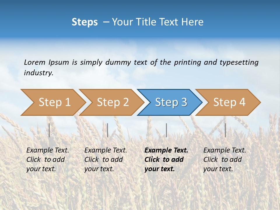 Seasonal Arrangement Holiday PowerPoint Template