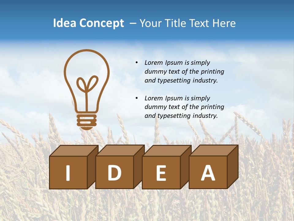 Seasonal Arrangement Holiday PowerPoint Template