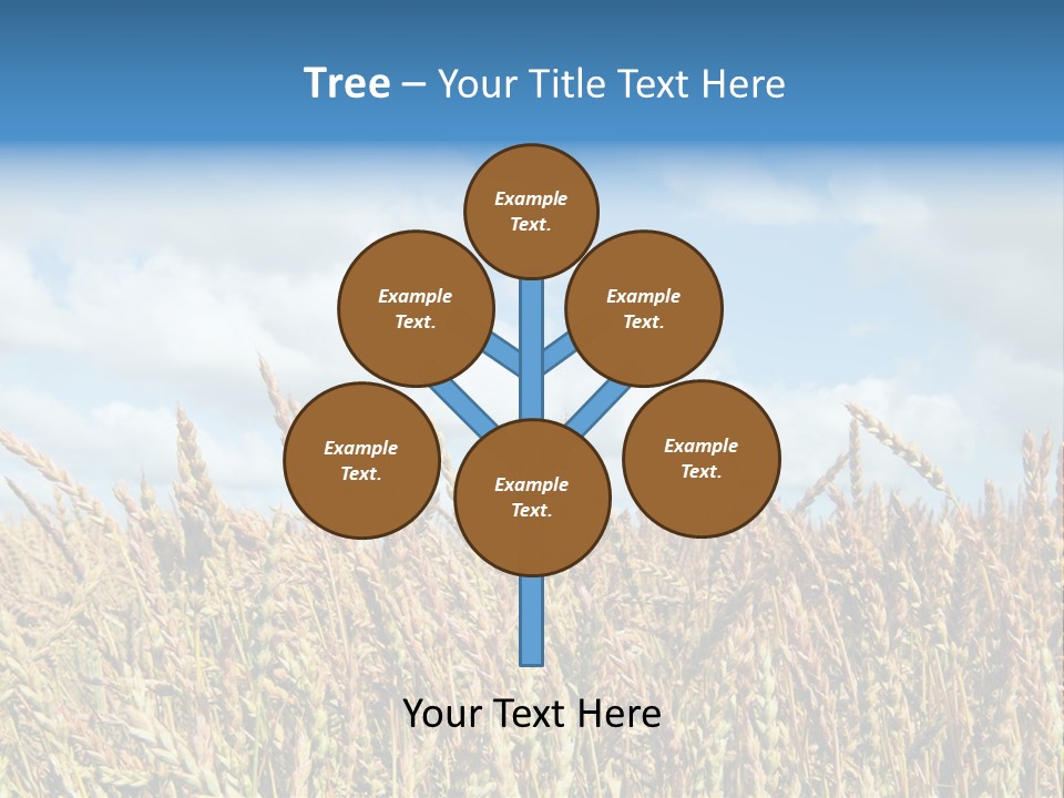 Seasonal Arrangement Holiday PowerPoint Template
