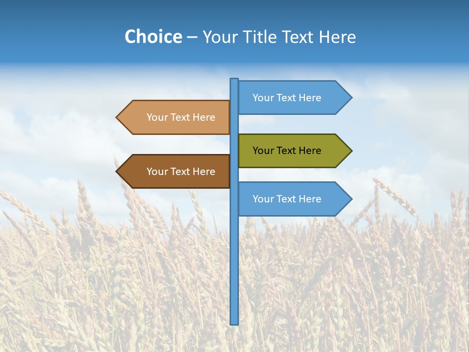 Seasonal Arrangement Holiday PowerPoint Template