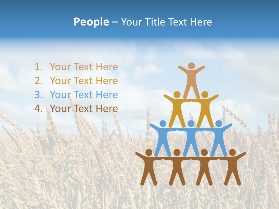 Seasonal Arrangement Holiday PowerPoint Template