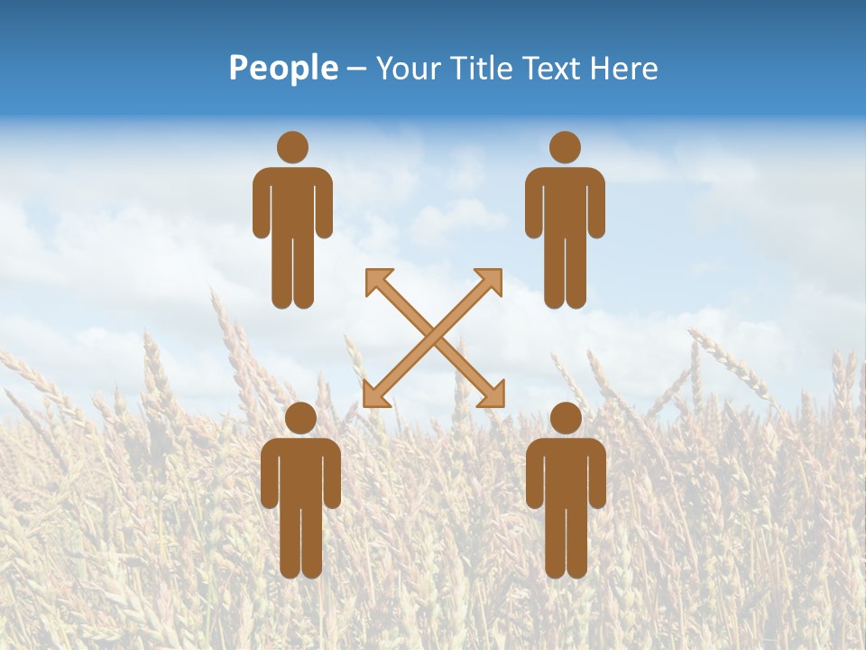 Seasonal Arrangement Holiday PowerPoint Template