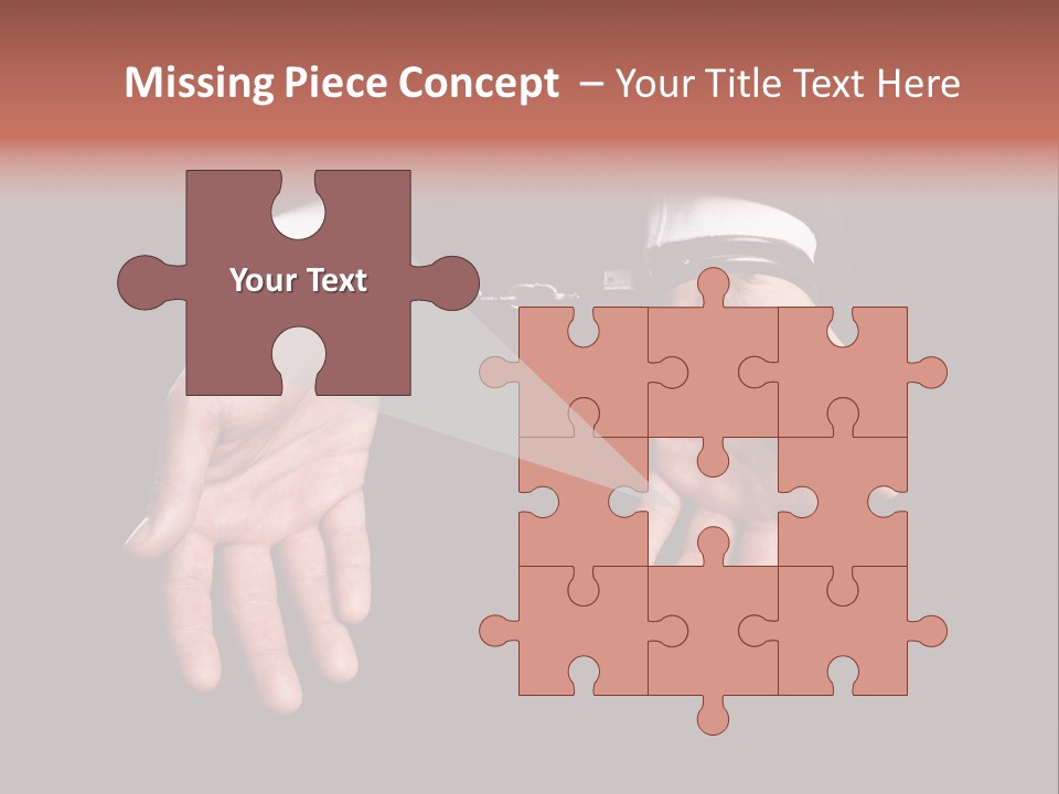 Dishonesty Formalwear Shadow PowerPoint Template