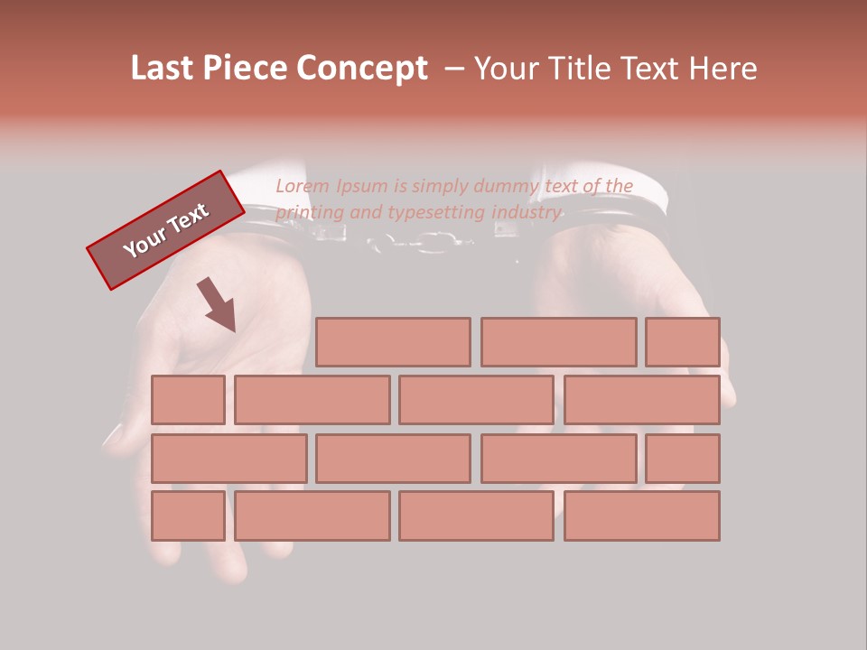 Dishonesty Formalwear Shadow PowerPoint Template