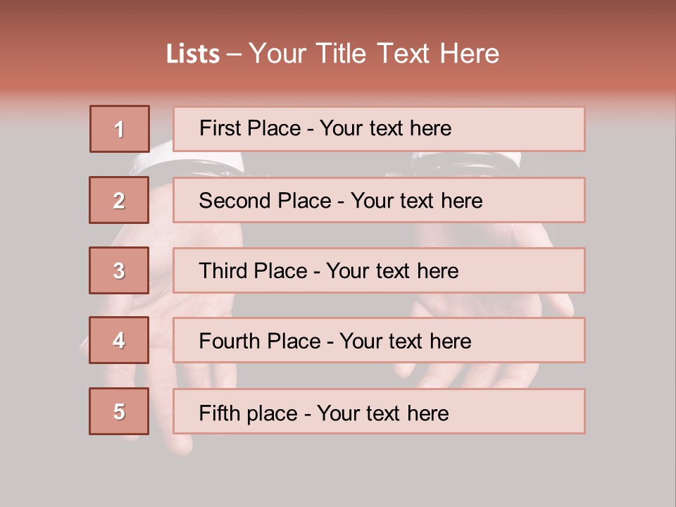 Dishonesty Formalwear Shadow PowerPoint Template