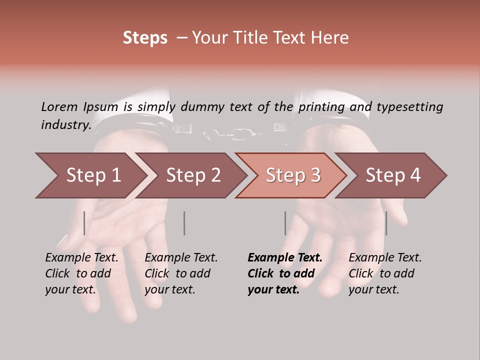 Dishonesty Formalwear Shadow PowerPoint Template