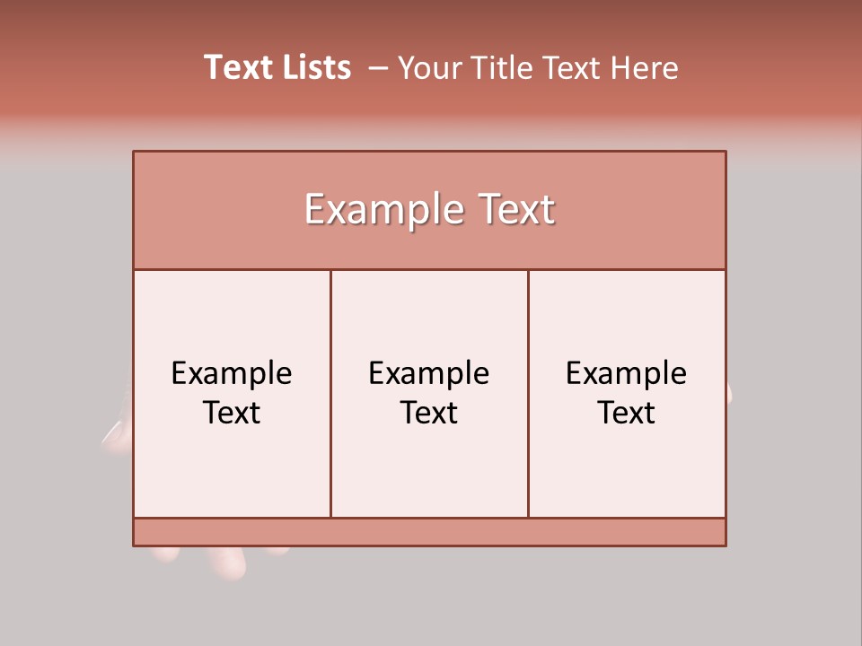 Dishonesty Formalwear Shadow PowerPoint Template
