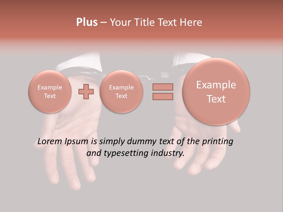 Dishonesty Formalwear Shadow PowerPoint Template