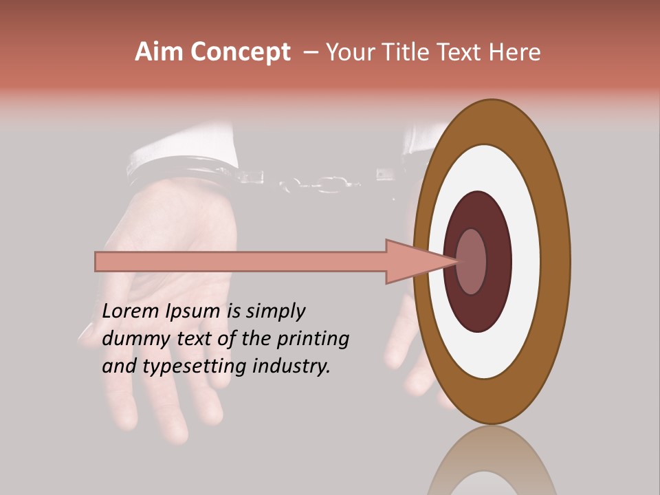 Dishonesty Formalwear Shadow PowerPoint Template