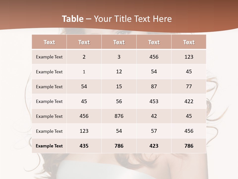 Attractive Fresh Make Up PowerPoint Template