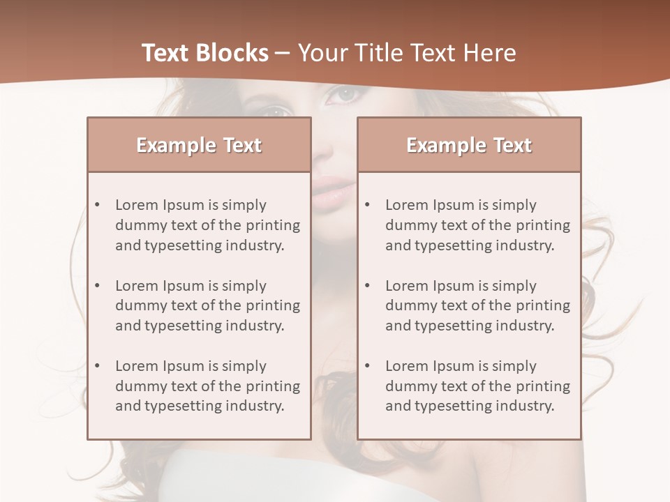 Attractive Fresh Make Up PowerPoint Template