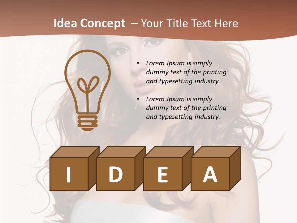 Attractive Fresh Make Up PowerPoint Template