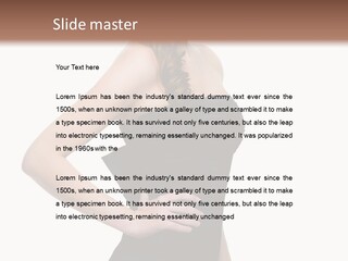 Cloth White Background Black PowerPoint Template