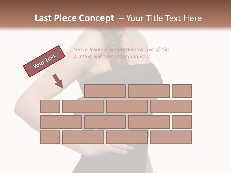 Cloth White Background Black PowerPoint Template