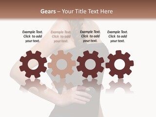 Cloth White Background Black PowerPoint Template