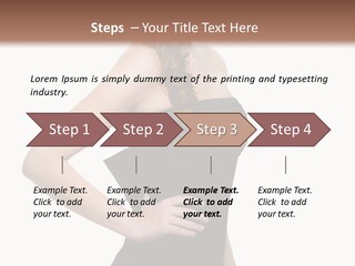 Cloth White Background Black PowerPoint Template