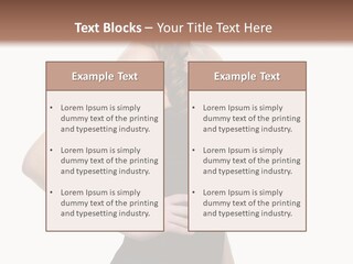 Cloth White Background Black PowerPoint Template