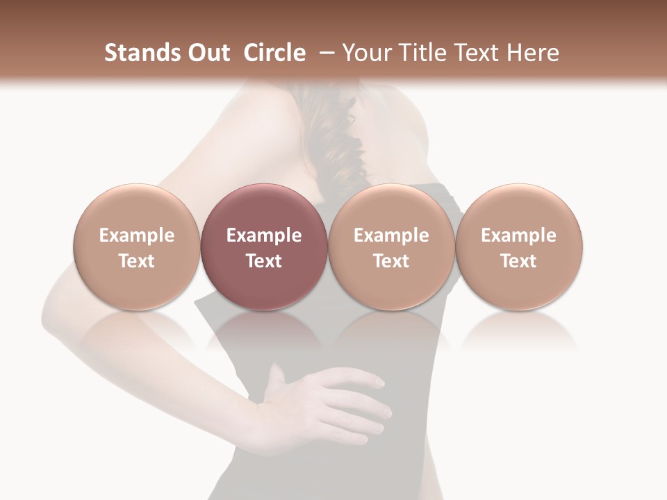 Cloth White Background Black PowerPoint Template