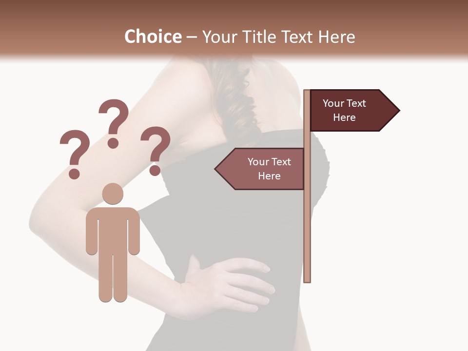 Cloth White Background Black PowerPoint Template