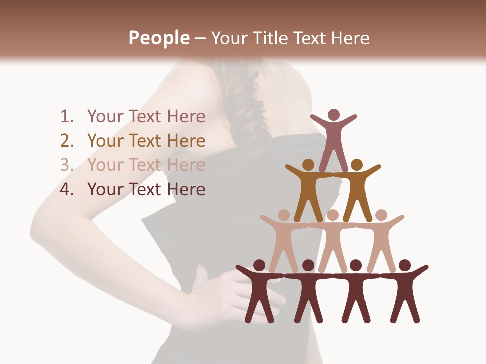 Cloth White Background Black PowerPoint Template