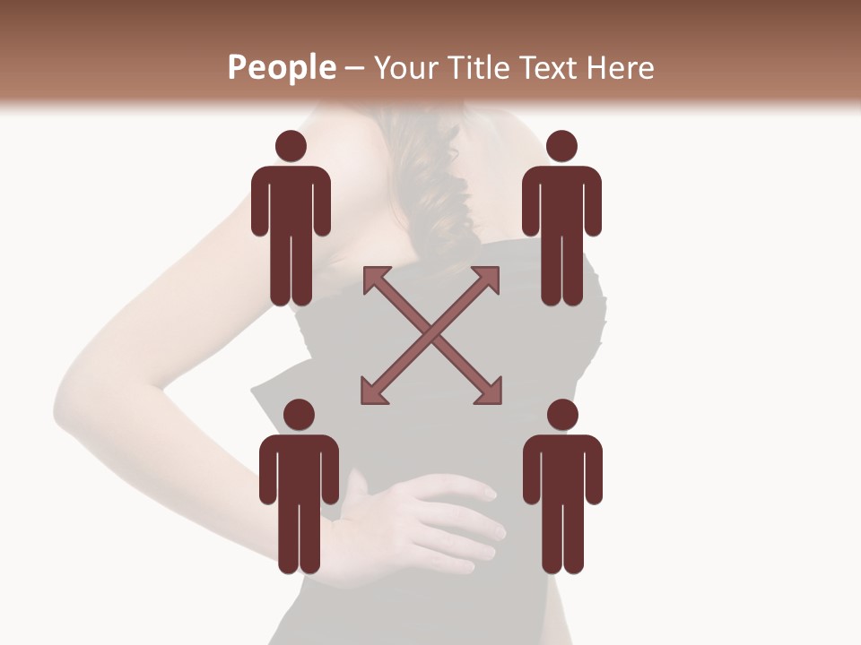 Cloth White Background Black PowerPoint Template