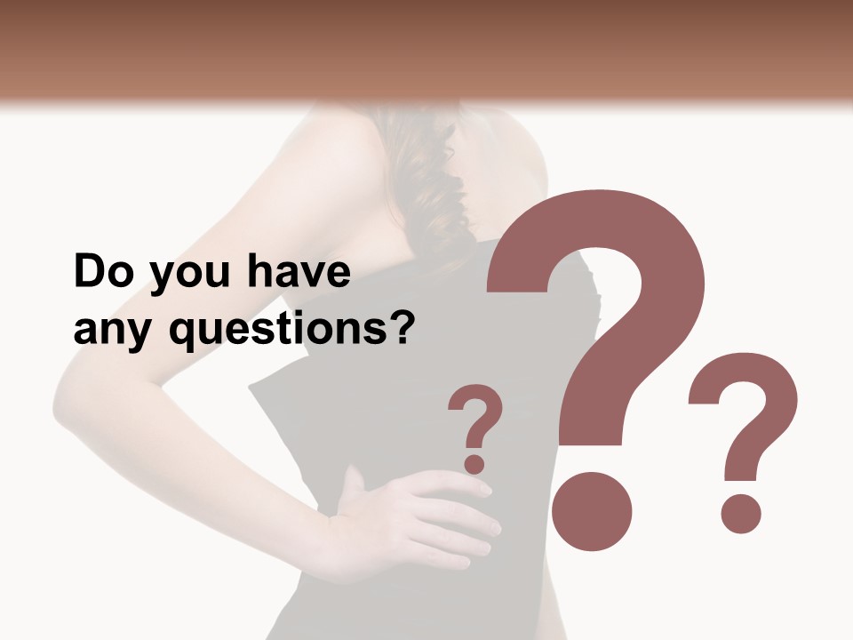 Cloth White Background Black PowerPoint Template