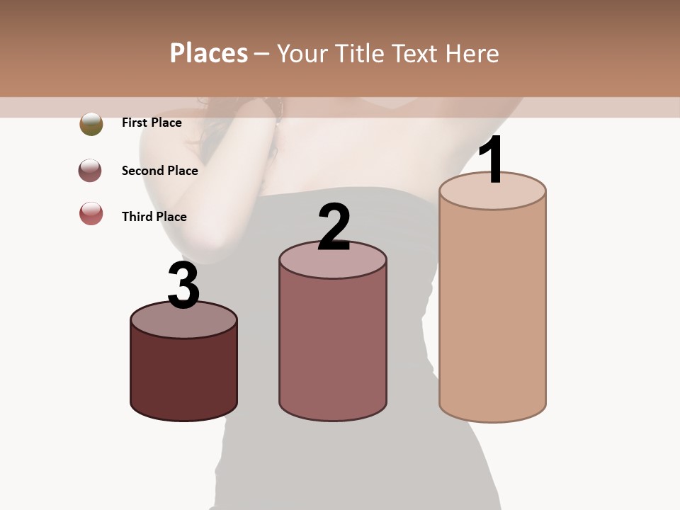 Full Caucasian Looking PowerPoint Template