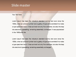 Full Caucasian Looking PowerPoint Template
