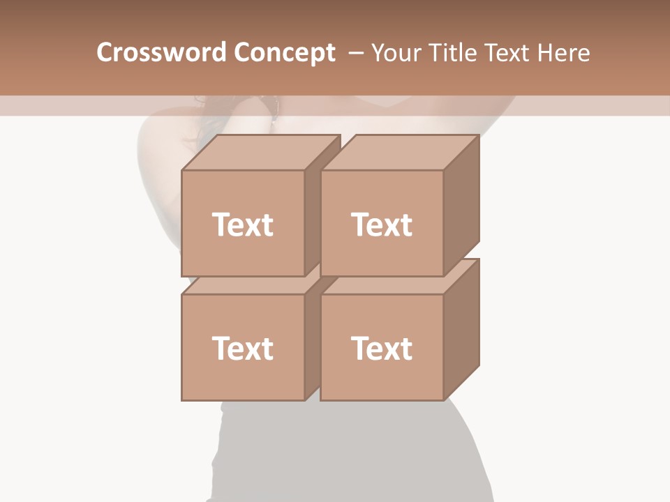 Full Caucasian Looking PowerPoint Template