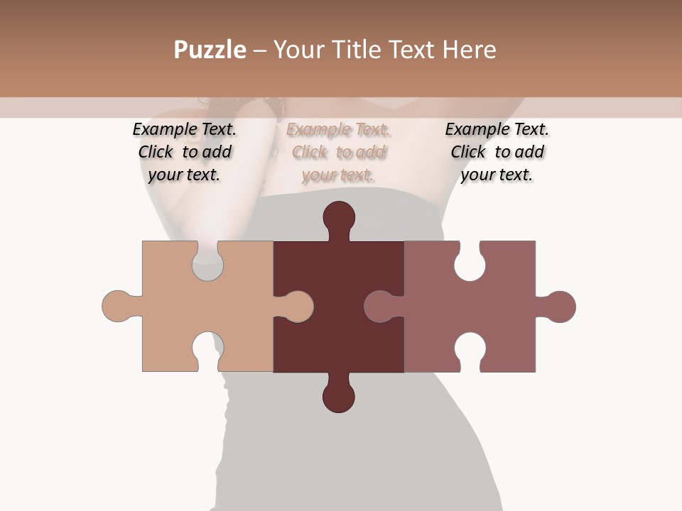 Full Caucasian Looking PowerPoint Template