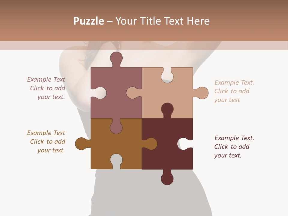 Full Caucasian Looking PowerPoint Template