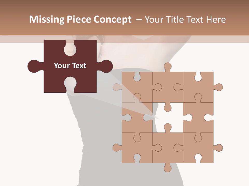 Full Caucasian Looking PowerPoint Template