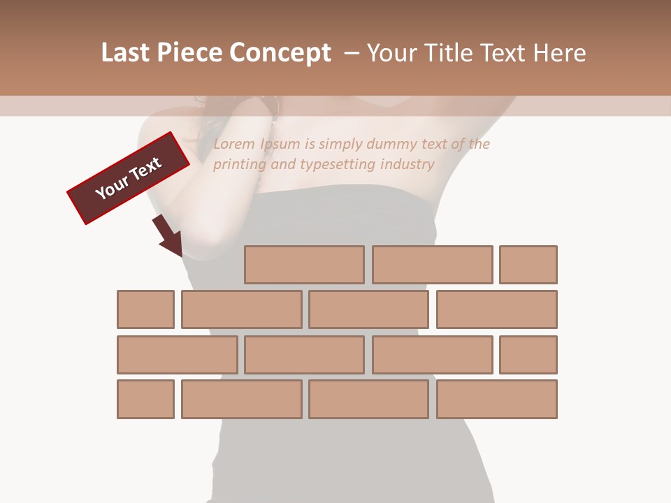 Full Caucasian Looking PowerPoint Template