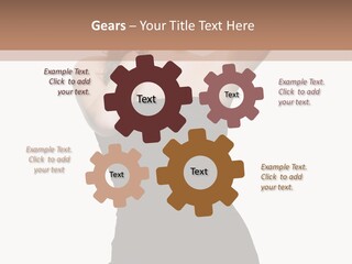 Full Caucasian Looking PowerPoint Template