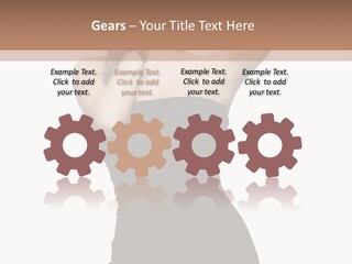 Full Caucasian Looking PowerPoint Template