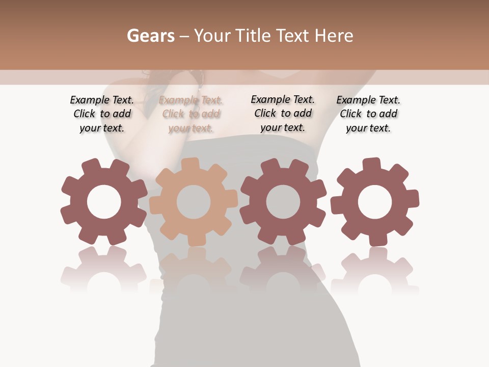 Full Caucasian Looking PowerPoint Template