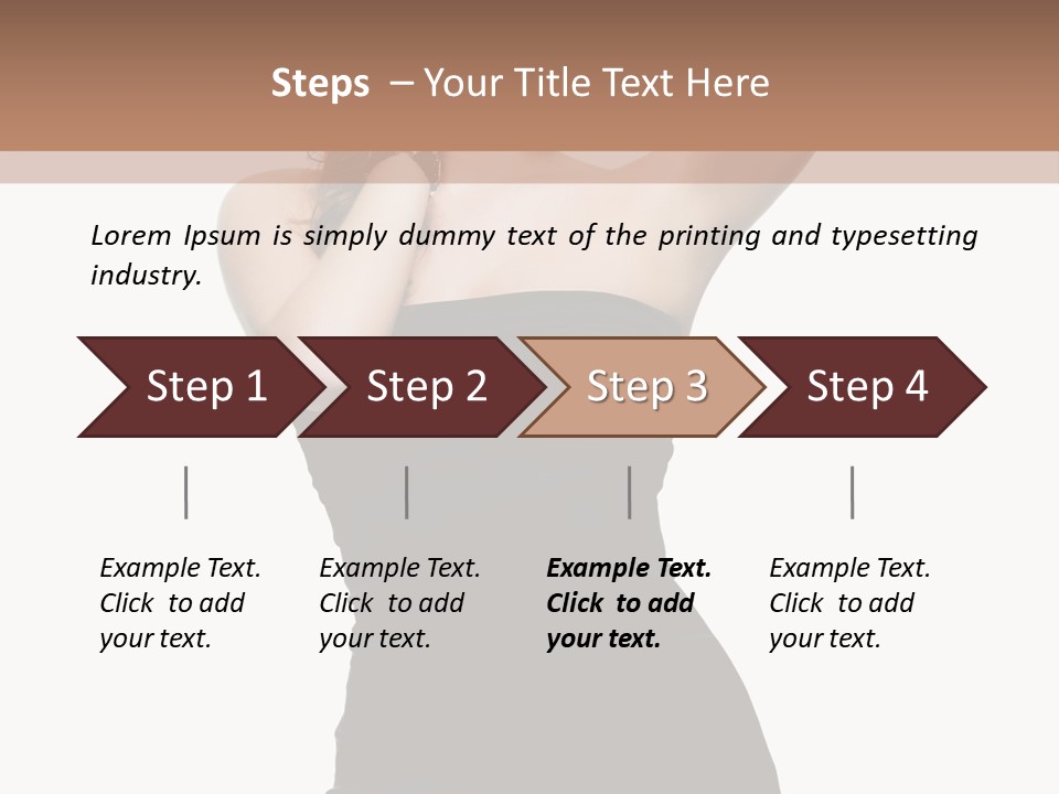 Full Caucasian Looking PowerPoint Template