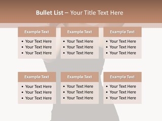Full Caucasian Looking PowerPoint Template