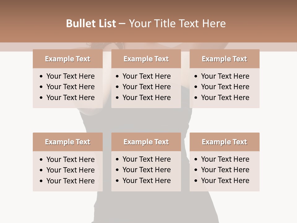 Full Caucasian Looking PowerPoint Template
