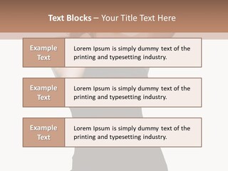 Full Caucasian Looking PowerPoint Template