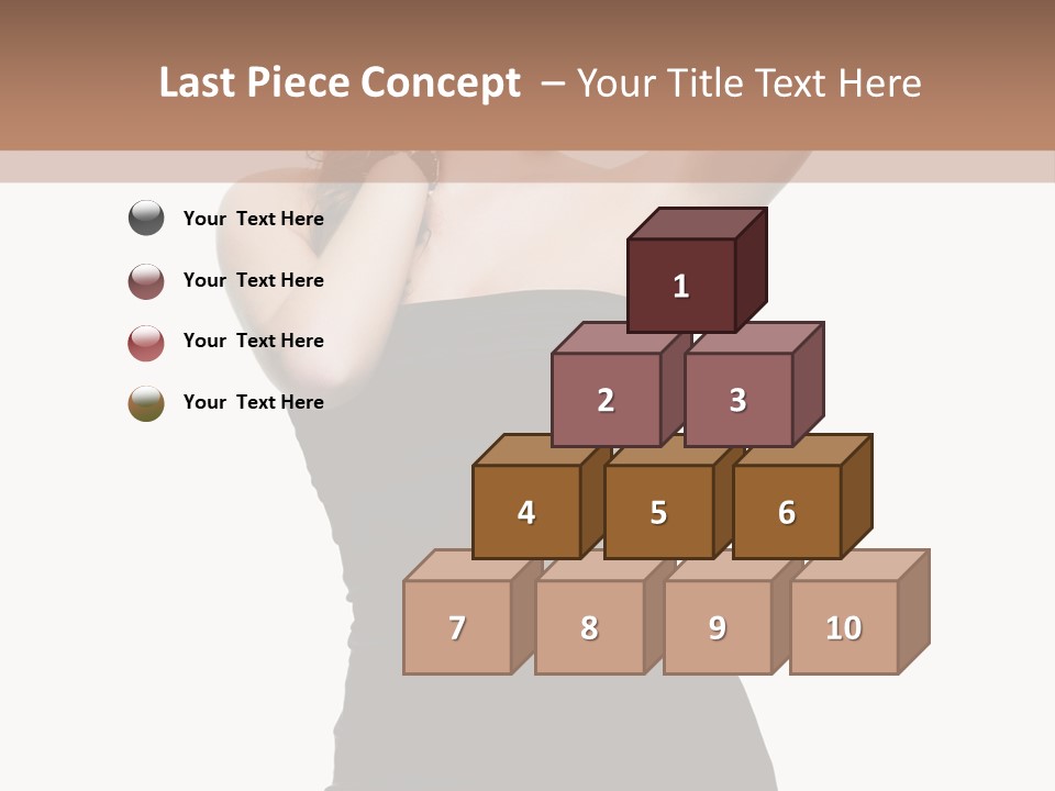 Full Caucasian Looking PowerPoint Template