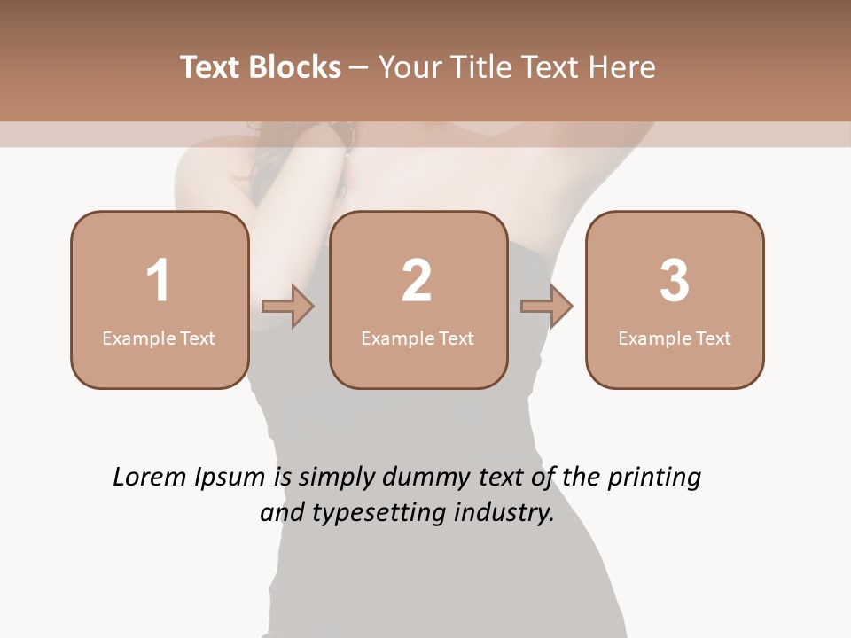 Full Caucasian Looking PowerPoint Template